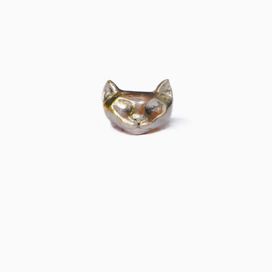 Sage Cat Ring Brass