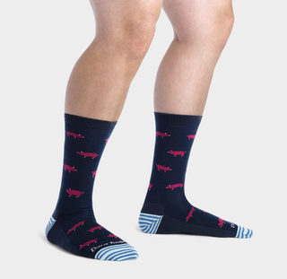 Darn Tough Men's Truffle Hog Socks - Midnight 6092