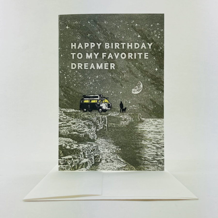 happy birthday favorite dreamer card - OS5