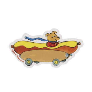 Richard Scarry Hot Dog Bumper Magnet