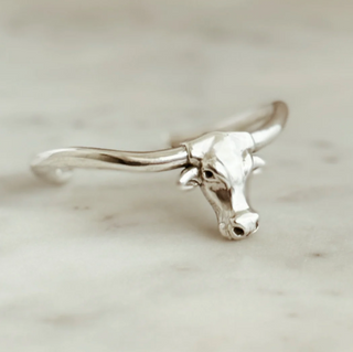 Longhorn Cuff - Silver