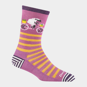 Darn Tough Women's Animal Haus Crew Sock - Lilac 6037