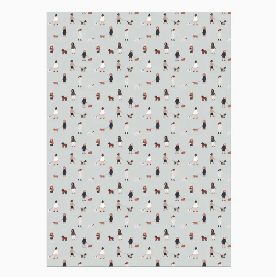 Dog Walkers Wrapping Paper - Pickup Only