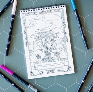 Cottage Garden Coloring Book