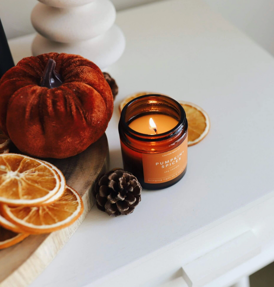 Pumpkin + Spices Mini Candle - 4oz