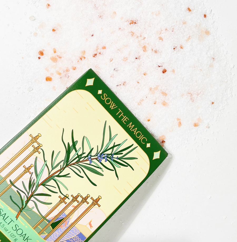 Magic Salt Soak - Rosemary Tarot Bath