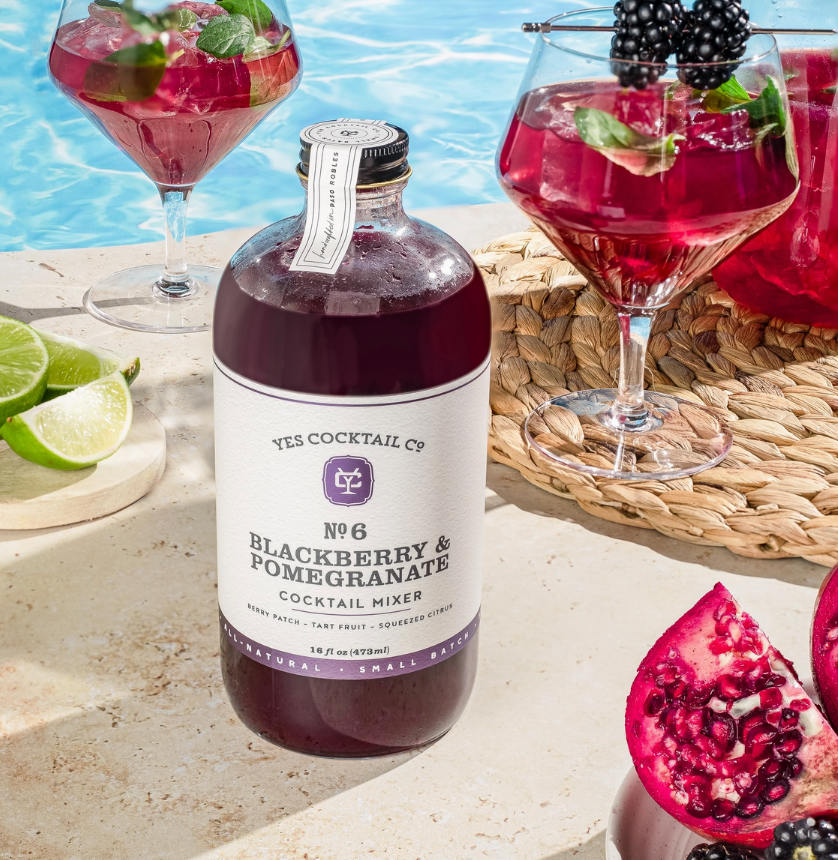 Blackberry Pomegranate Cocktail Mixer - 16oz