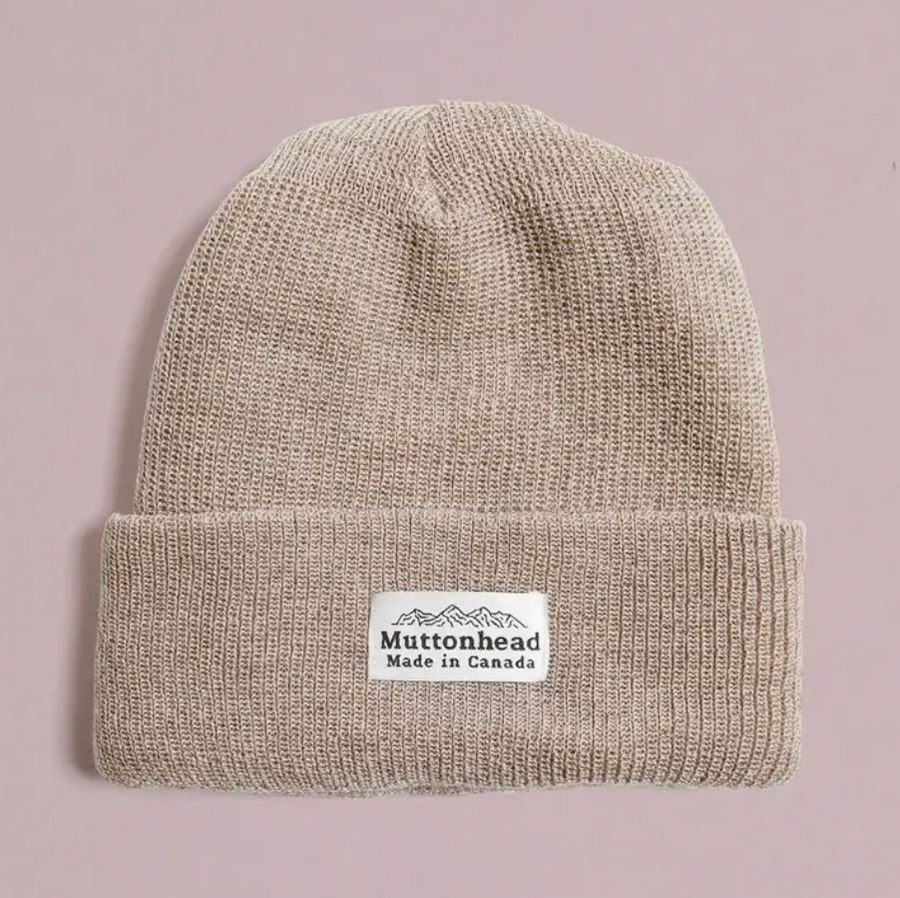 MERINO WOOL TOQUE - Tan