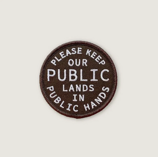 Keep Public Lands in Public Hands Iron-On Patch