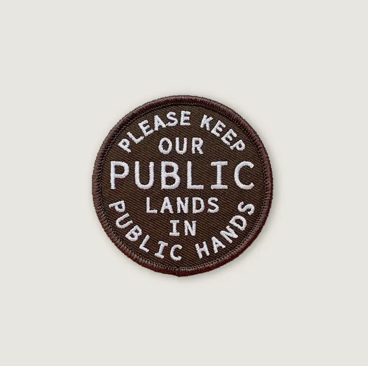 Keep Public Lands in Public Hands Iron-On Patch