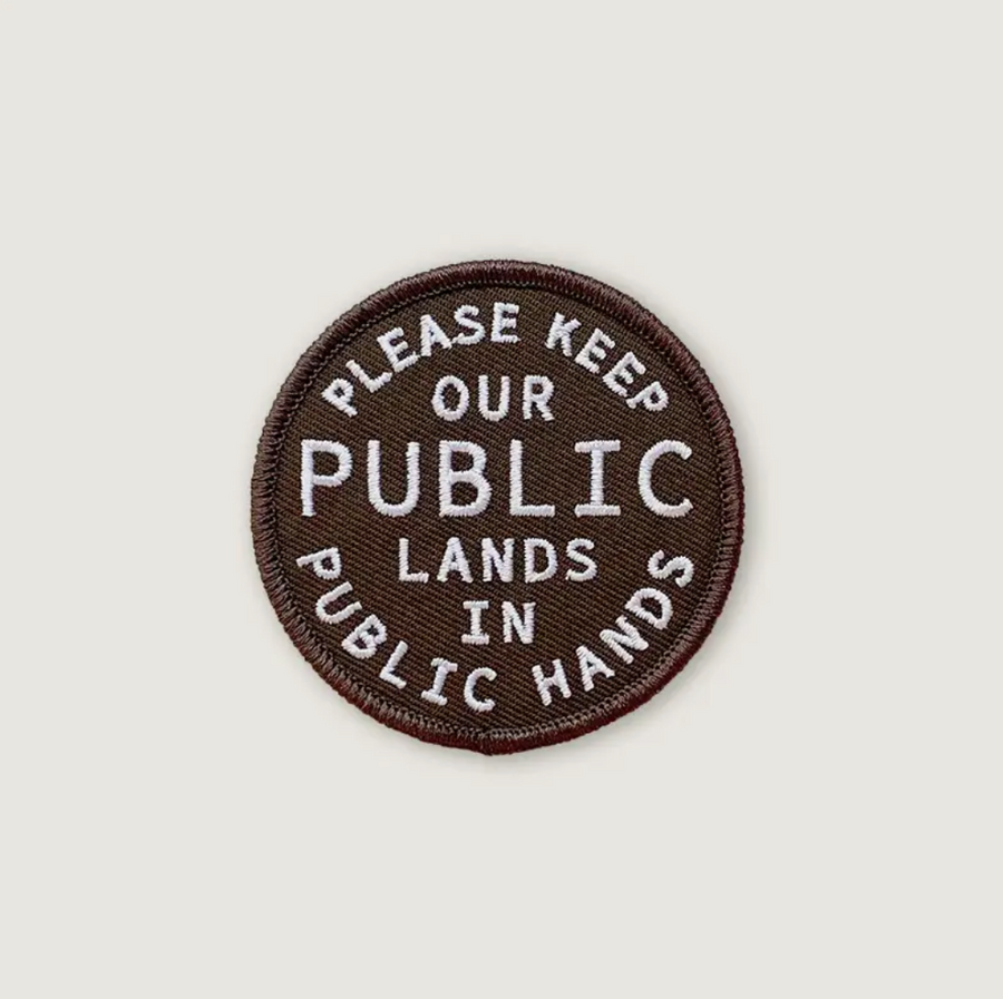 Keep Public Lands in Public Hands Iron-On Patch