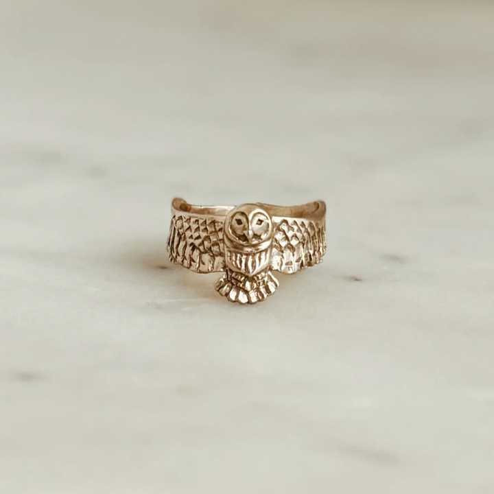 Owl Ring - Bronze
