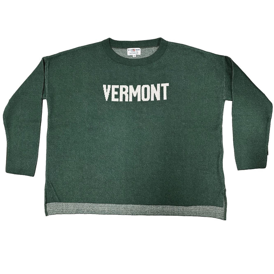 VERMONT Women's Everyday Relaxed Sweater - Hunter Green