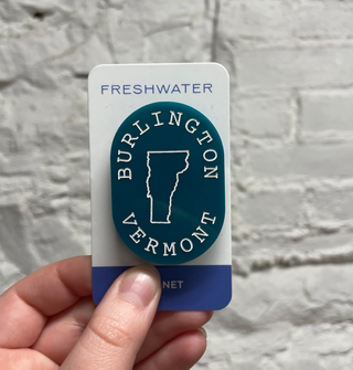 Burlington Vermont Magnet - Jade