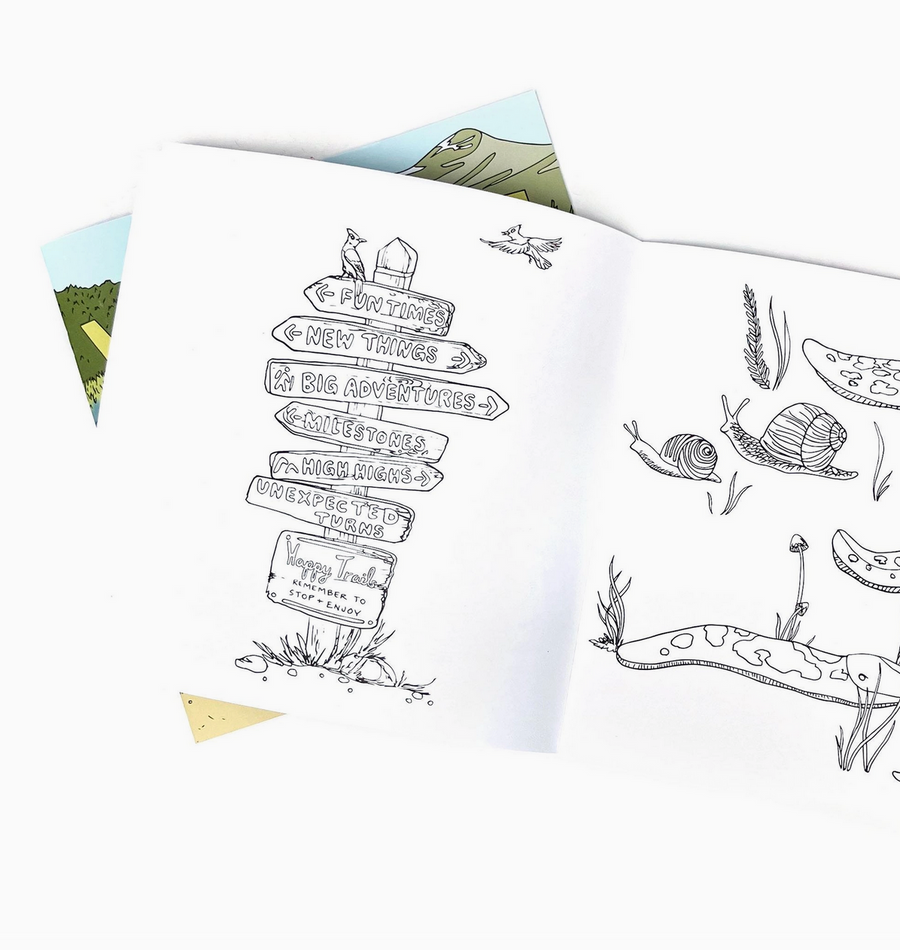 Wild Life Camp Colouring Book