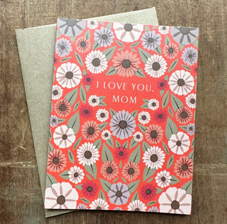 i love you mom card - KW7