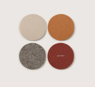 Bierfizl Round Felt Coasters - Mesa