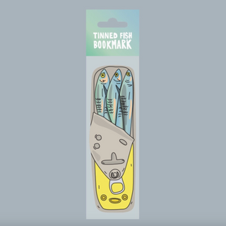 Tinned Fish Die Cut Bookmark