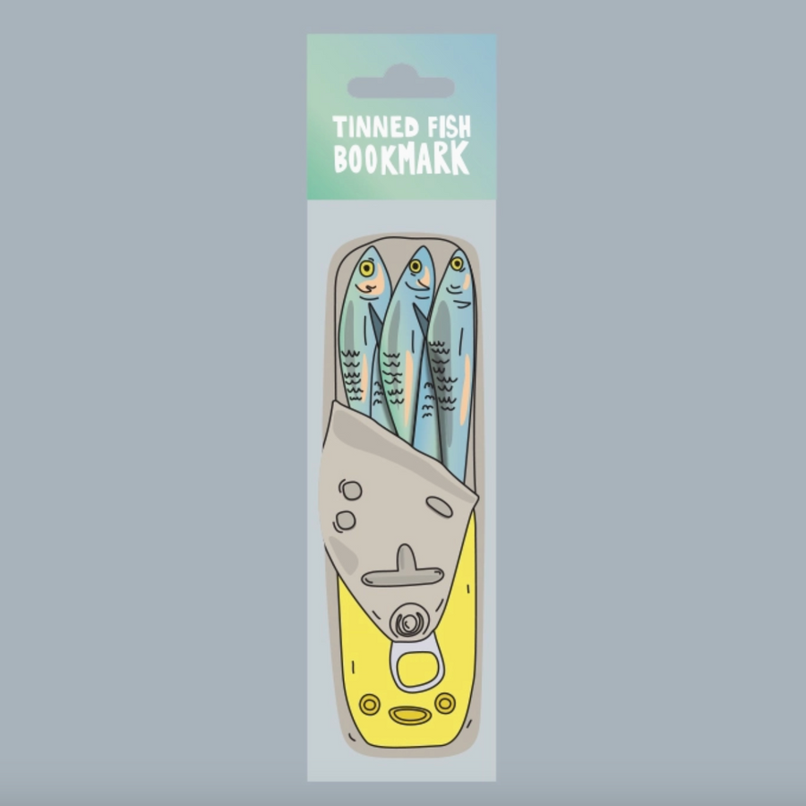 Tinned Fish Die Cut Bookmark