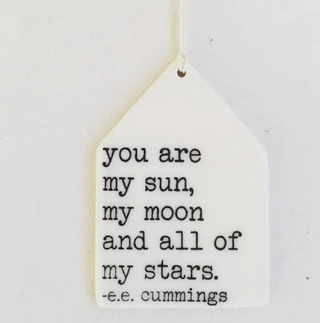 Ceramic Wall Tag home is wherever