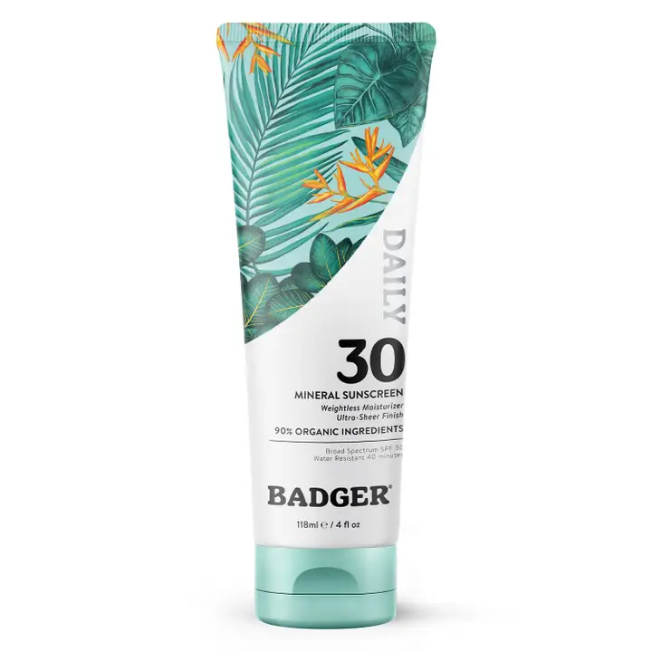 Badger Balm Mineral Suncreen Cream Daily SPF 30 - Common Deer