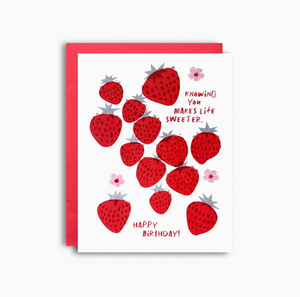 sweeter strawberry birthday card - PS5