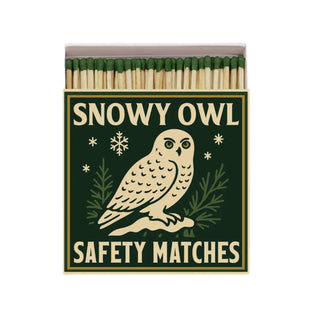Snowy Owl Camp Critters Matchbox