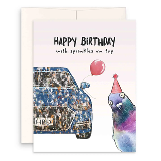Pigeon Birthday Sprinkle Card