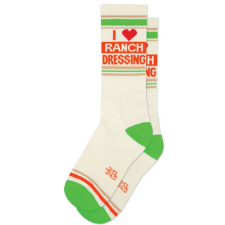 I &lt;3 Ranch Gym Sock