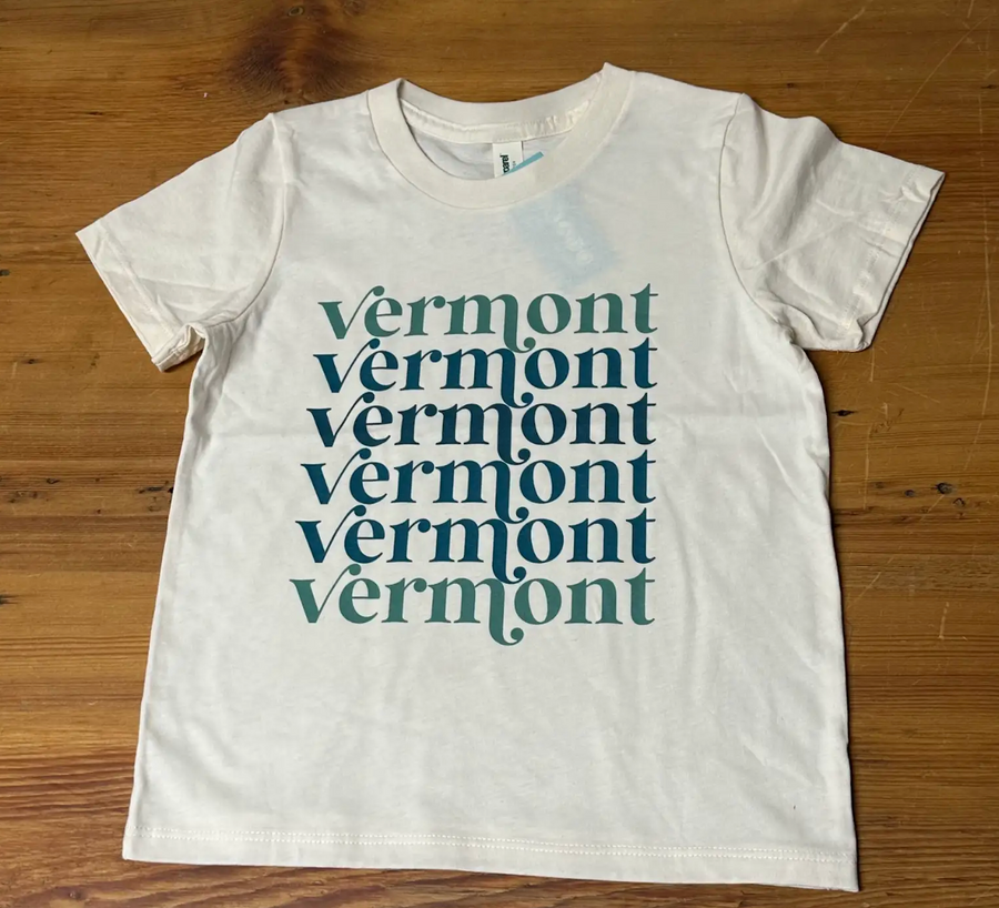 Vermont Green Repeating Organic Cotton Toddler T-Shirt