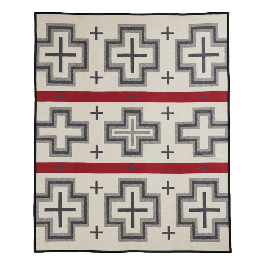 Pendleton San Miguel Jaquard Blanket - Grey Twin ZE493
