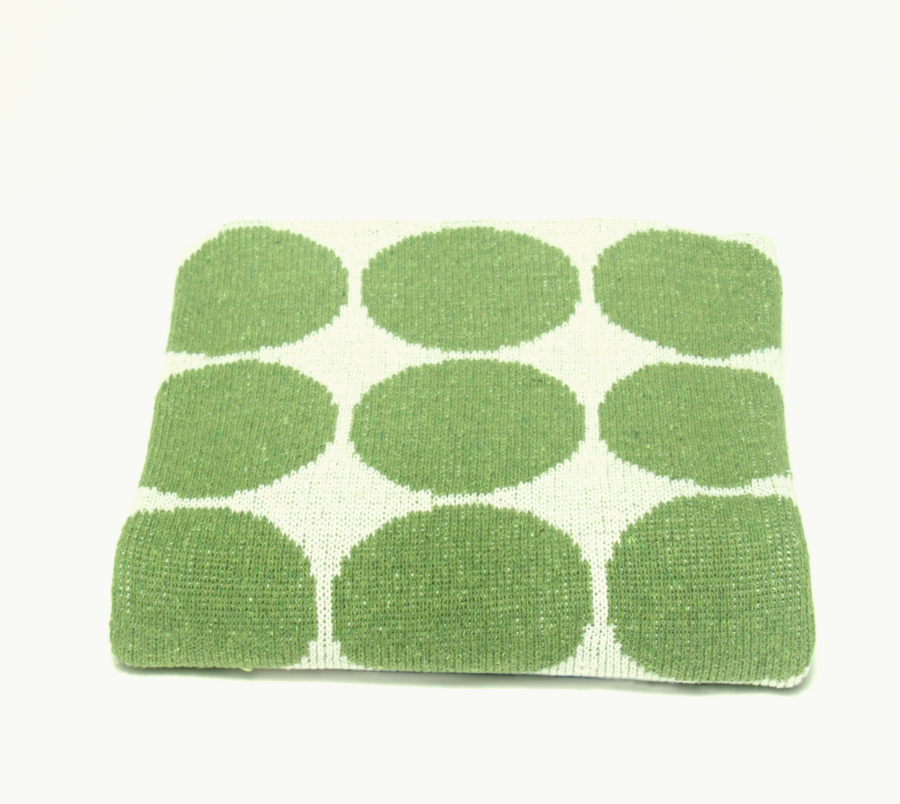 Baby Dots Blanket - Green