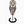 Load image into Gallery viewer, Small Great Grey Owl on Horseshoe Statue
