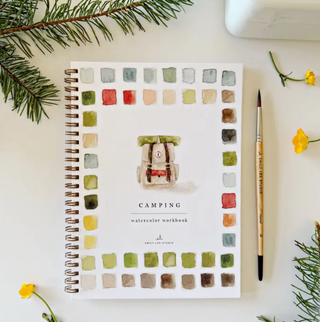 Emily Lex Watercolors Workbork - Camping
