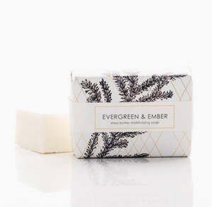 Shea Butter Soap Bar - Evergeen &amp; Ember