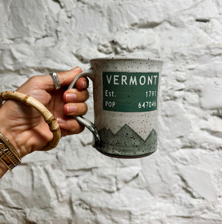 Common Deer Vermont Population With Mountains Mug