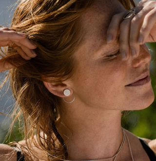 Ada Threader Earrings - Sterling Silver