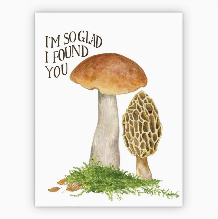 mushroom love card - YA1