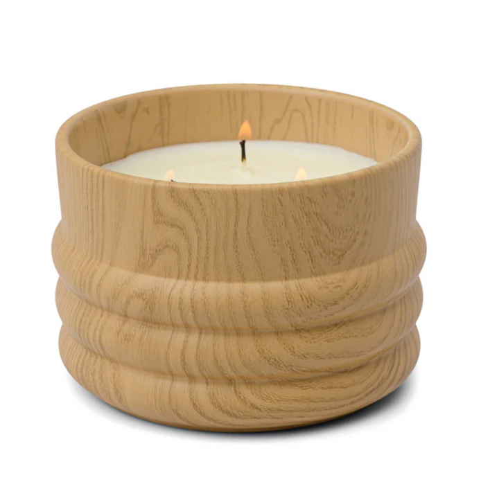 "Grain" Ceramic 12oz Candle - Wild Fig &amp; Cedar