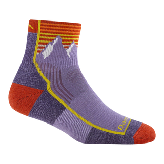 Darn Tough Women's Quarter Midweight Hiking Socks - Mountain Lupine 1958