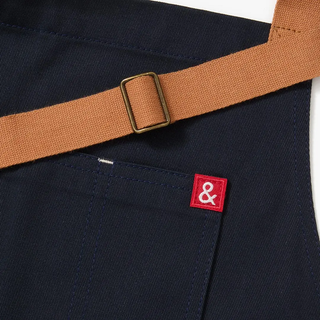 The Essential Apron Midnight Cider Blue