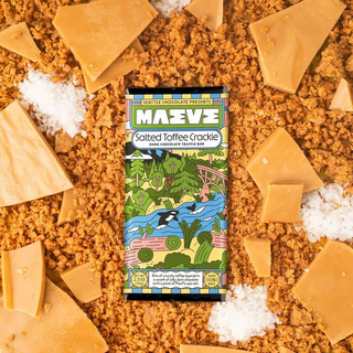 Salted Toffee Crackle Truffle Bar