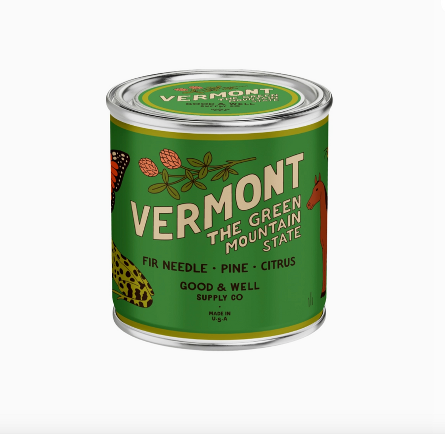 Vermont State Candle - 1/2 Pint