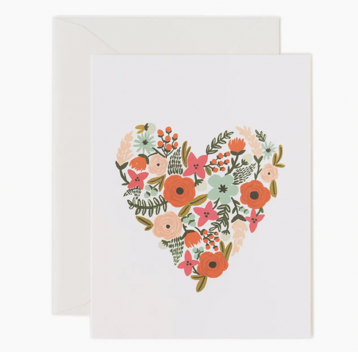 Floral Heart Card - RP1