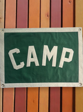 Wall Pennant Vintage-Inspired Camp
