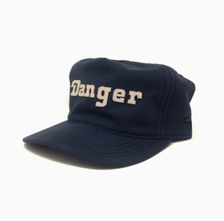 Danger Strapback Cap - Navy