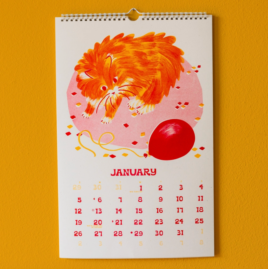 Ain't Life Grand Risograph 2025 Wall Calendar