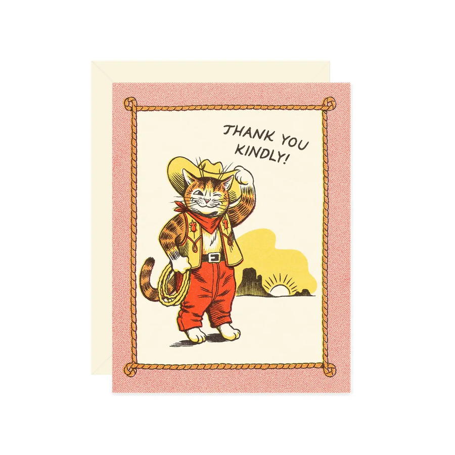 Thank you Kindly Cat Card - WP1