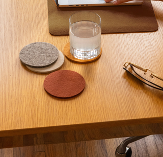 Bierfizl Round Felt Coasters - Mesa