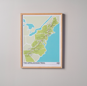 The Appalachian Trail Print - 11x14 UNFRAMED